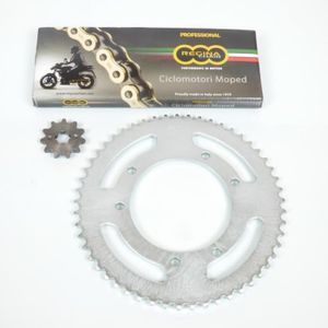 Kit Chaine Renforcé 13x53 Bleu Derbi Senda 50 R+SM X-Race 2000 à 2011
