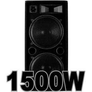 PACK SONO ENCEINTE SONO DJ 1500W A FOU !