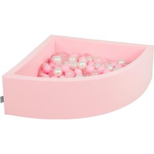 WELOX Piscine 200 balles Ø 90 cm pour bébé Rose avec zigzag - Aire de jeux  et structure gonflable - Jeux d'exterieur et de jardin - Enfants, jouets et  jeux