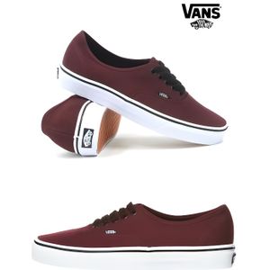 vans u authentic bordeaux