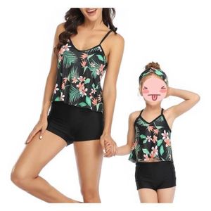 MAILLOT DE BAIN Mère Et Fille Parent-enfant Deux Pièces Maillot de