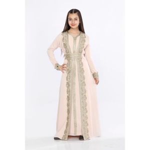 DJELLABA – CAFTAN – TAKCHITA caftan enfant fille takchita abaya aid blanc