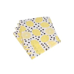 20 Serviettes en papier Toucan jaune et bleu 33 x 33 cm - Vegaooparty