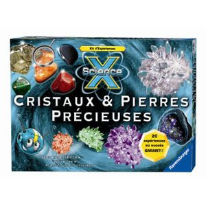 EXPÉRIENCE SCIENTIFIQUE SCIENCE X RAVENSBURGER - 18882 -Cristaux Pierres p EXPÉRIENCE SCIENTIFIQUE SCIENCE X RAVENSBURGER - 18882 -Cristaux Pierres p