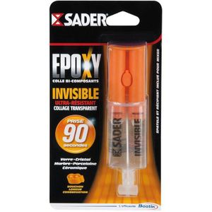 COLLE - PATE FIXATION SADER Colle époxy invisible - 25 ml