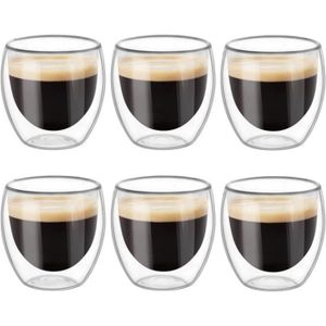 Verre Double Paroi 25 cl TITLIS Bodum (x6) - Tasse à café -  , Achat, Vente