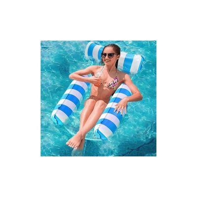 Hamac à eau flottant gonflable - Violet - 145x70 cm - PVC - Pliable