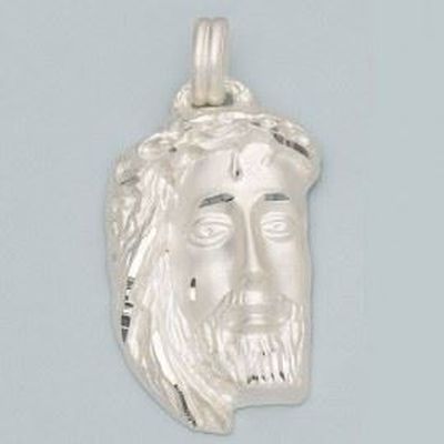 Pendentif Tête De Jésus Christ – Découpe 20 Mm, Argent Massif 925, Neuf Avec étiquettes