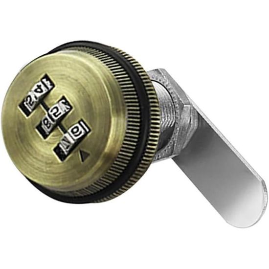Serrure de boîtes aux lettres - VACHETTE - 2383 30/15 gauche - Acier - Canon 17 mm - 50x30x15 mm - Bricolage