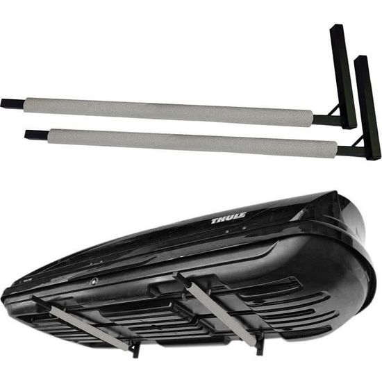 Support De Plafond Pour Coffre De Toit QLS - Charge Max 50 Kg, Sangles 4m, Rangement Garage Et Cave