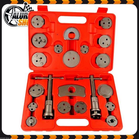 TRESKO Coffret Repousse Piston Étriers De Freins 22 Pièces - Kit Universel Pour Changement Plaquette Et Disque