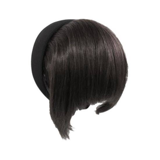 Tissage cheveux frisés châtain foncé 63 cm - Elite Extensions