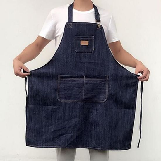 84x68cm Tablier a bavette Tablier de cuisine grande taille homme