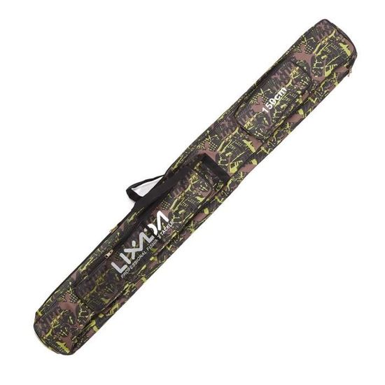 3 couches 125 cm - Sac de rangement pour canne à pêche, grande capacité