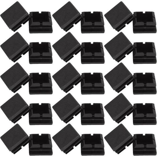 Bouchons Pour Tube Carré 60 X 100 Mm - Cache Embouts - Finition Propre