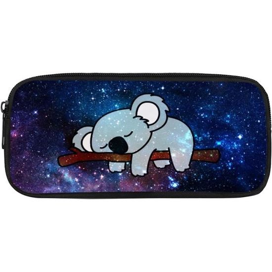 Trousse à Crayons Galaxie - Multifonction, Portable, Avec Plusieurs Poches Pour Stylos, Maquillage, Voyage Ou Bureau