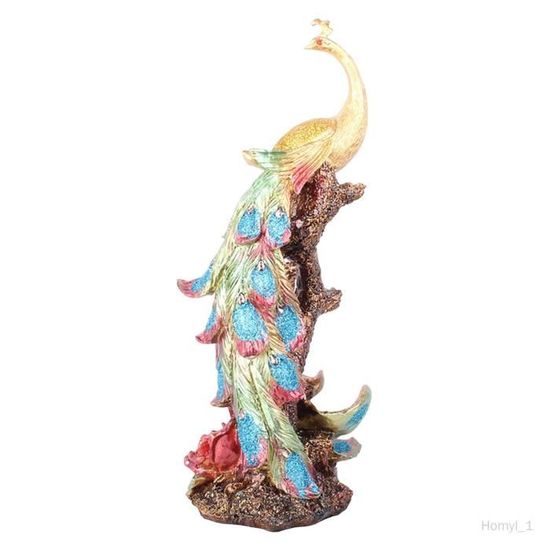 Figurine Perroquet En Fer – Déco Mural Réaliste 38 Cm Pour Jardin Ou Intérieur - 8