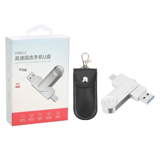 Clé USB - FDIT - Mini Clé USB 3.2 - Vitesse de lecture 430 Mo/s ...