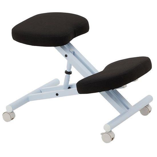 Tabouret Ergonomique Ajustable Repose-genoux Idimex - Sans Dossier, Réglable 49-61cm, Avec Roues