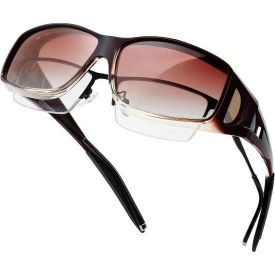 Lunettes De Cyclisme Avec Monture Polarisée Et Filtre Uv 400, Gris à Prix Lunettes De Cyclisme Avec Monture Polarisée Et Filtre Uv 400, Gris à Prix
