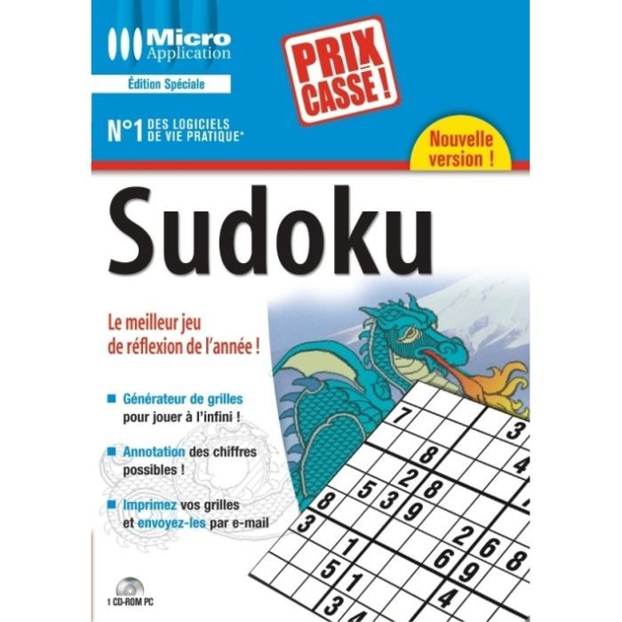 Micro Application Sudoku / Jeu PC Cd-Rom