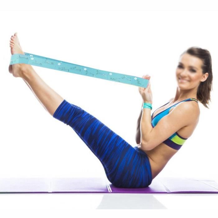 Bande élastique de remise en forme Fitness Elastic Bands Resistance Belt Yoga Exercice Accessory for Training Sports (vert)-GUA