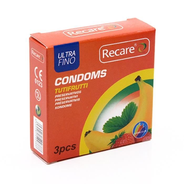 Fournitures pour adultes 3PCS Pleasure Me - Condom pour hommes ultra-mince et très soluble dans l'eau YJJ200331389OR_Youn