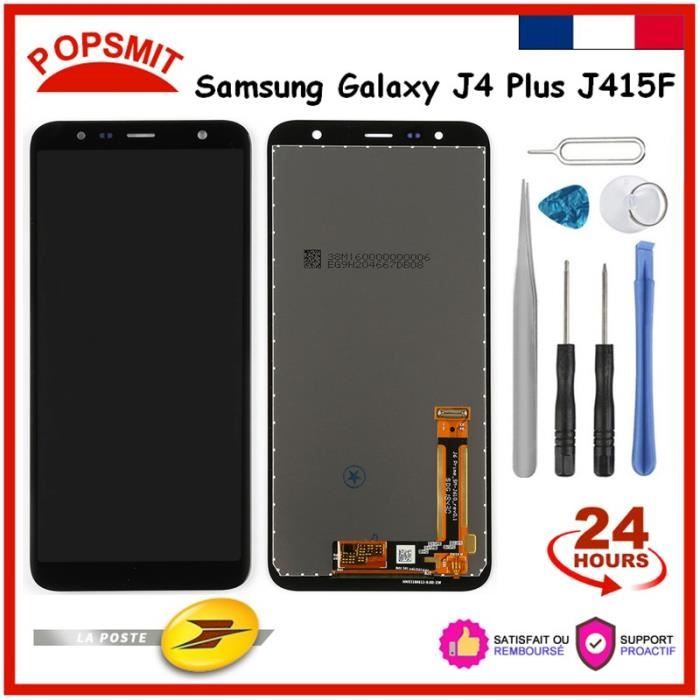 LCD écran tactile complet vitre noir pour Samsung Galaxy J4 Plus J415 2018 J415F J415G J415M