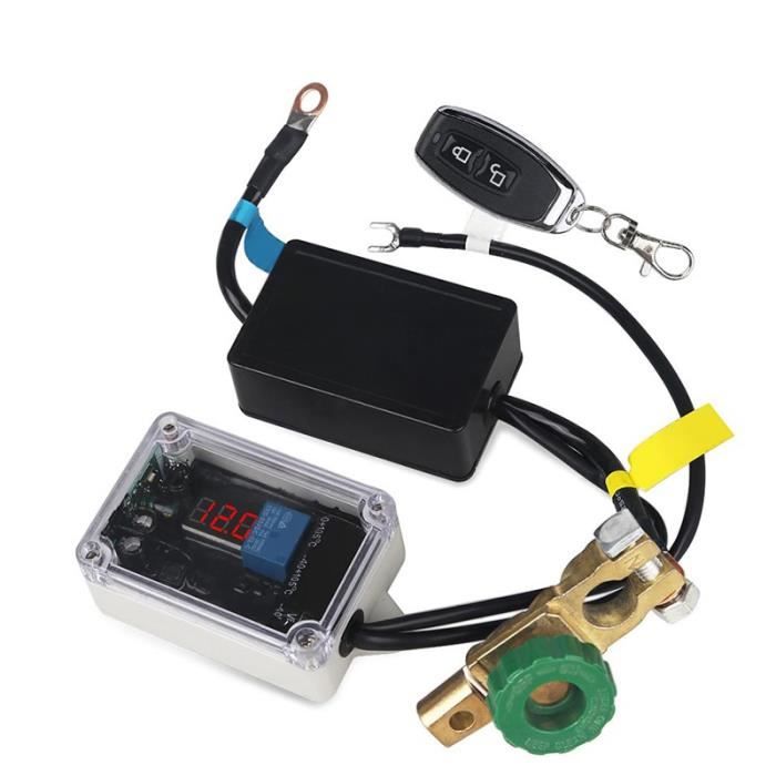 Mota Coupe Batterie Interrupteur Electrique Voiture Compatibilité Universelle Automatique Télécommandé Stop Pannes