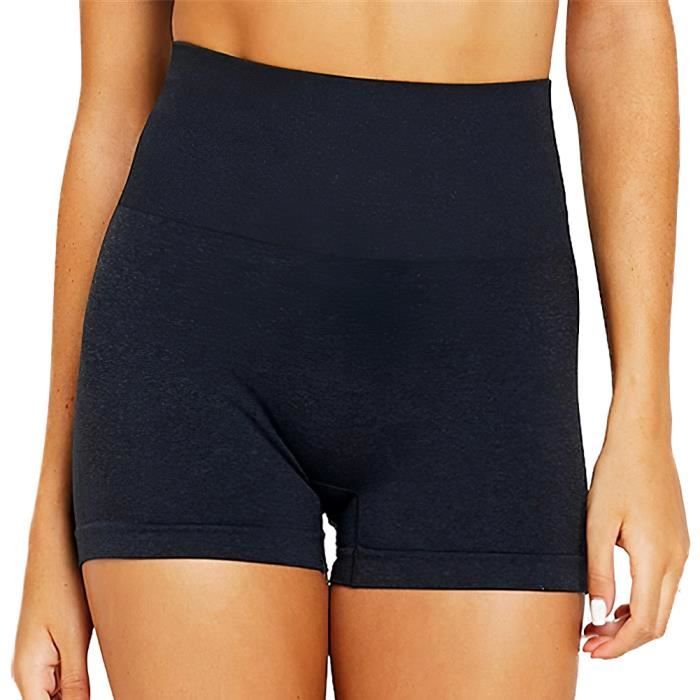 Yoga de Yoga court Leggings Femmes sans couture à taille haute Tummy Rose S Courir Contrôle