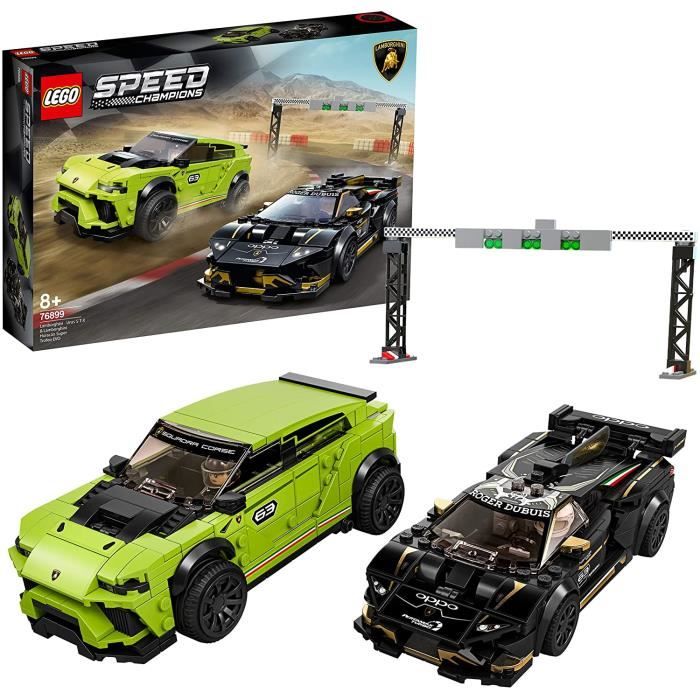 Jeux de construction LEGO Speed ​​Champions Lamborghini Urus ST-X & Lamborghini Huracán Super Trofeo EVO, Set de voiture 52832