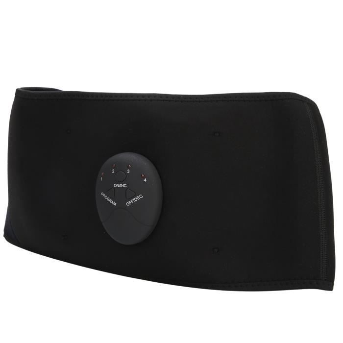 HURRISE Ceinture de toner pour muscles abdominaux Corps électronique de stimulateur de ceinture de toner de muscle abdominal d'EMS