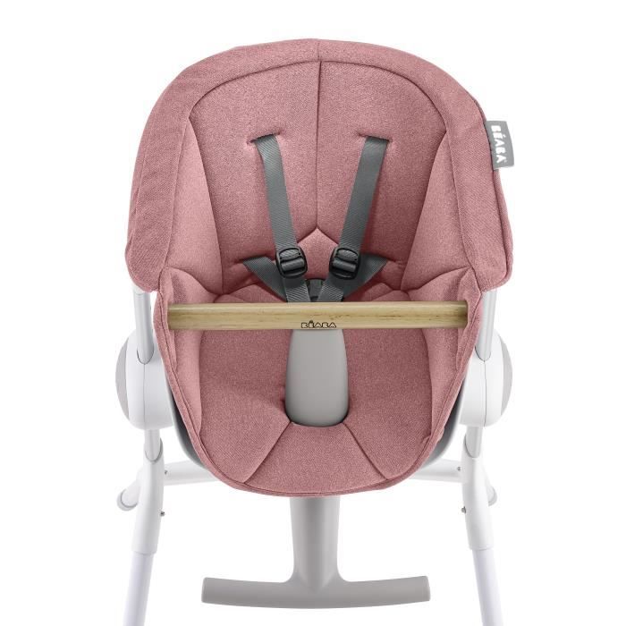 BEABA Assise chaise haute bébé Up&Down pink