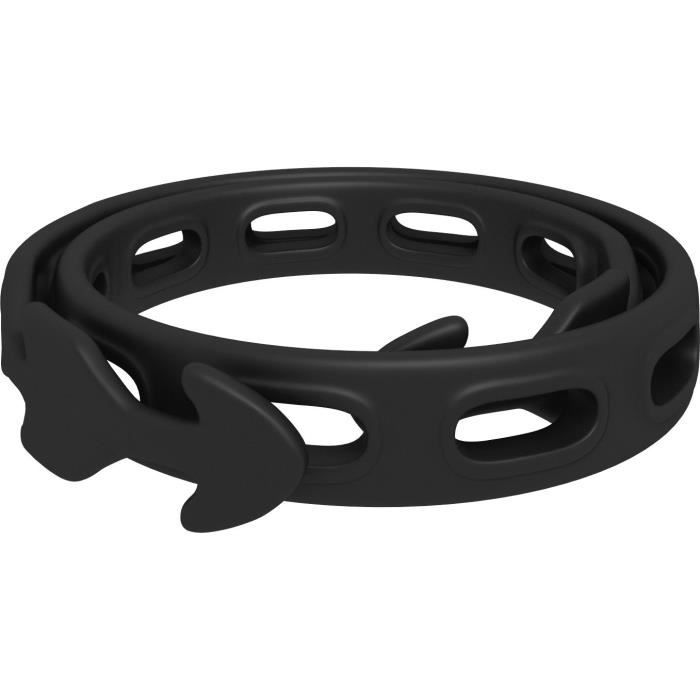 Sangle en caoutchouc élastique - 110cm - noir - 2 pièces