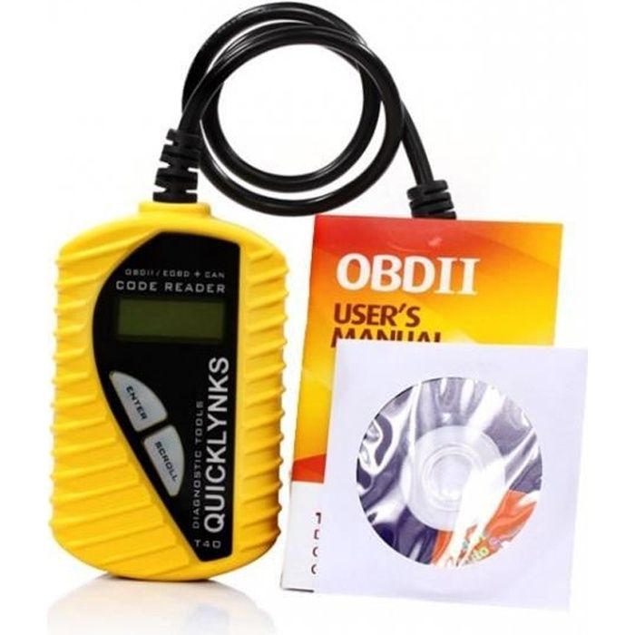 Kit de diagnostic de voiture universel OBDII OBD2 dispositif code40