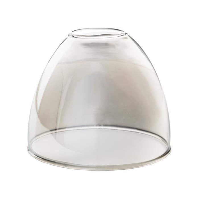 Abat Jour Vendu Seul. Minisun. Lot de 3 Globes de Réchange en Verre Gris Fumé