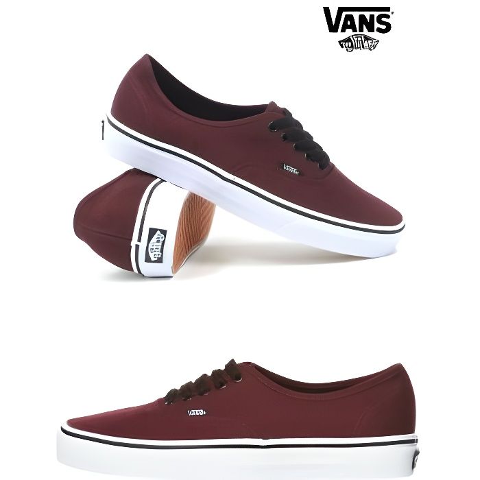 Basket Vans Authentic Bordeaux -...