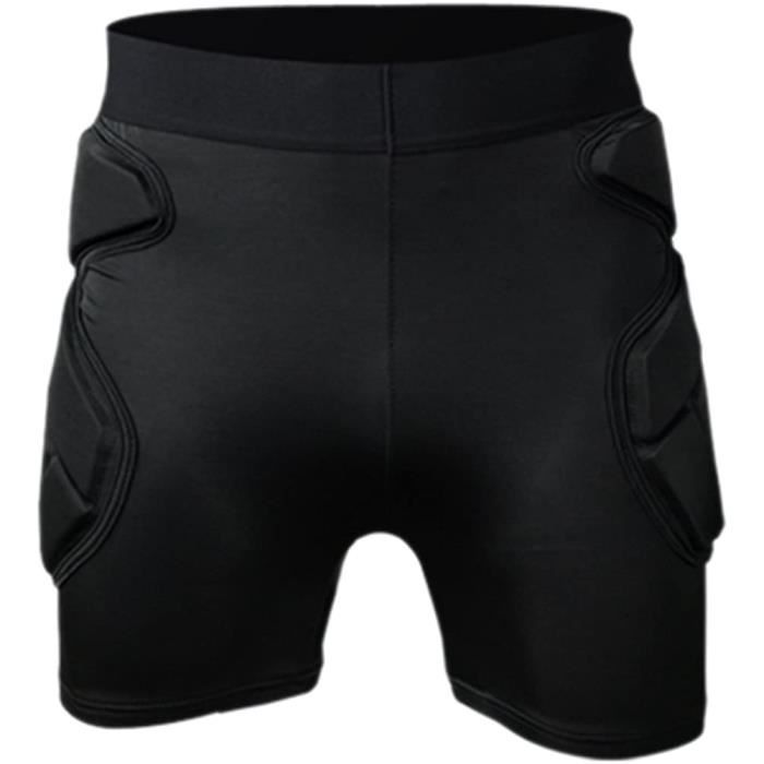 KZY Court Pantalon Gardien de But Vêtements Coude Patins Casque Kneecaps Noir