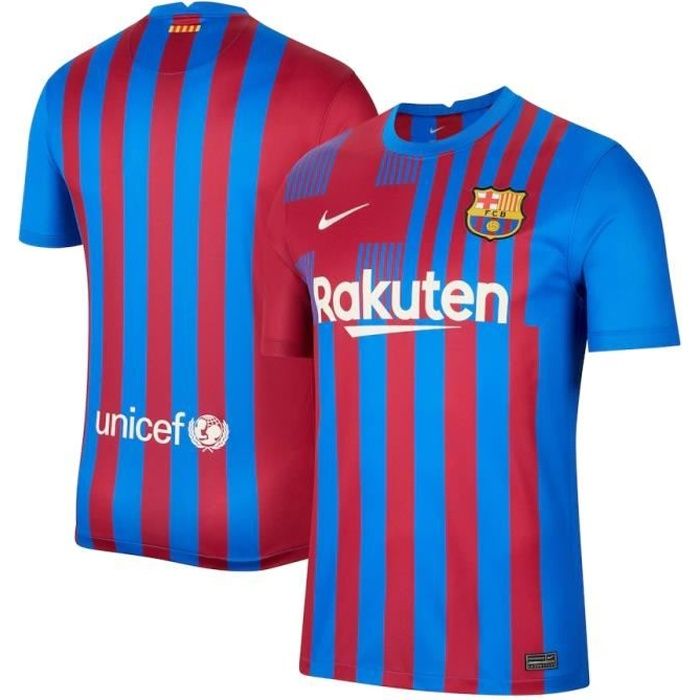 Maillot de Foot Maillot BARCELONAs Domicile Homme 2021-2022 - Rouge