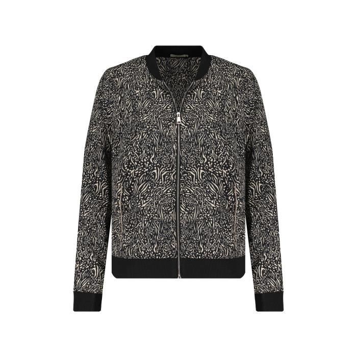 DEELUXE Bomber fluide imprimé ADELINE Black