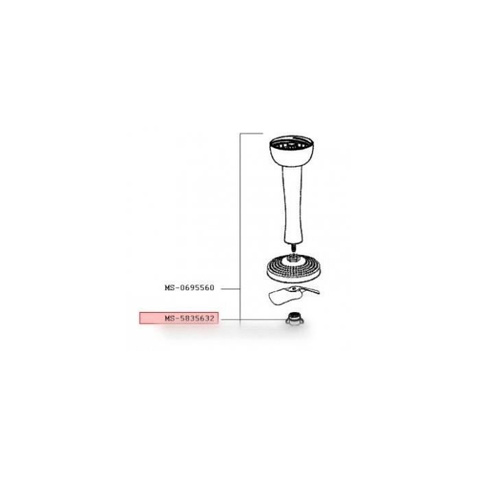 ECROU+RONDELLE POUR MIXEUR A MAIN MOULINEX * MS-0A16603 DD868A31700 A07114(1) A0711A(1) A0711A(2) A0