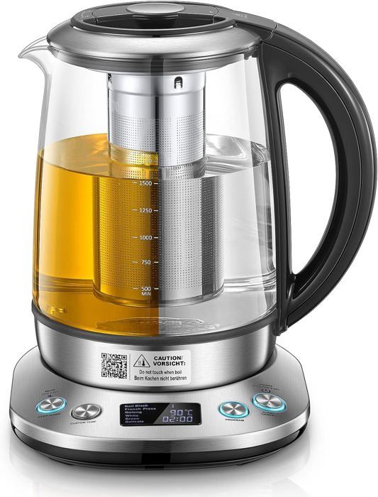 Bouilloire théiere - LIVOO - DOD165 - 2200 W - 1,7 L - Température variable - Ve