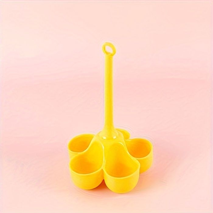 Cuiseur à œufs En Silicone – 6 Moules + 1 Pince – Pour œufs Pochés, Durs, Friteuse à Air