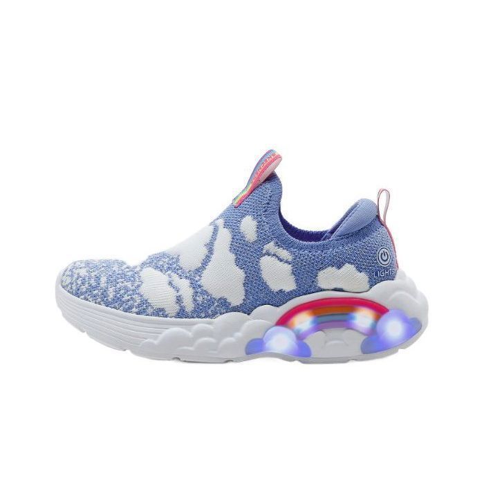 Skechers SKECHERS COUREURS ARC-EN-CIEL – Baskets Enfants Multicolores Unisexes Confort et Style Dynamique Modèle 302318L-BLU_2