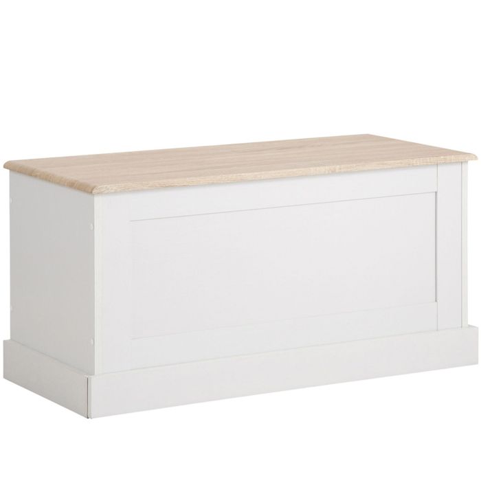 Binz-coffre Avec Espace De Rangement En Chêne Blanc
