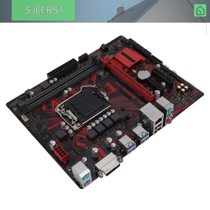 Carte mère dordinateur B250M-V3 prise en charge pour processeur LGA 1151 7e/6e génération Core I7/i5/i3 alimentation