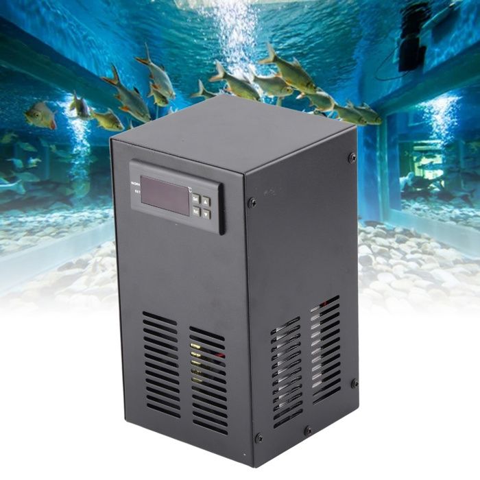 AUCUNE Refroidisseur deau daquarium Refroidisseur deau électronique pour Aquarium 120W animalerie chauffage Prise UE 100-240V