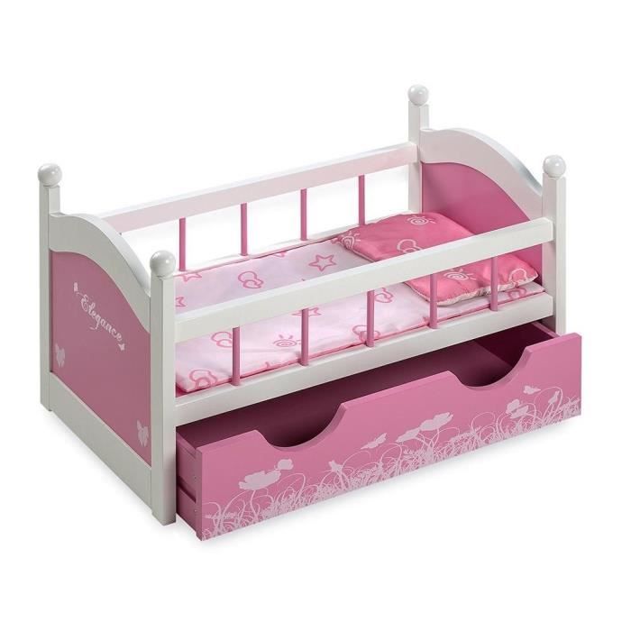 Berceau Lit En Bois Avec Tiroir 52x32x29 Cdiscount Puericulture Eveil Bebe