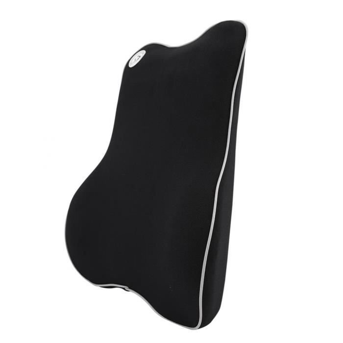 Coussin De Soutien Lombaire Memoire De Forme Ergonomique Mousse Soutien Du Dos Pour Chaise De Siege De Bureau Noir Achat Vente Coussin Confort Coussin De Soutien Lombaire Cdiscount
