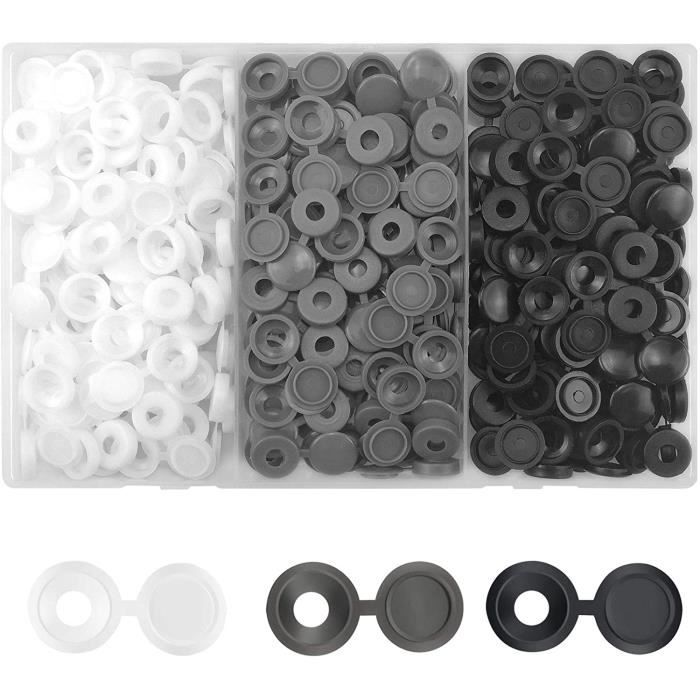 Paquet De Bouchons à Vis En Plastique Blanc – 10 à 1000 Pièces – Tailles 10G à 12G